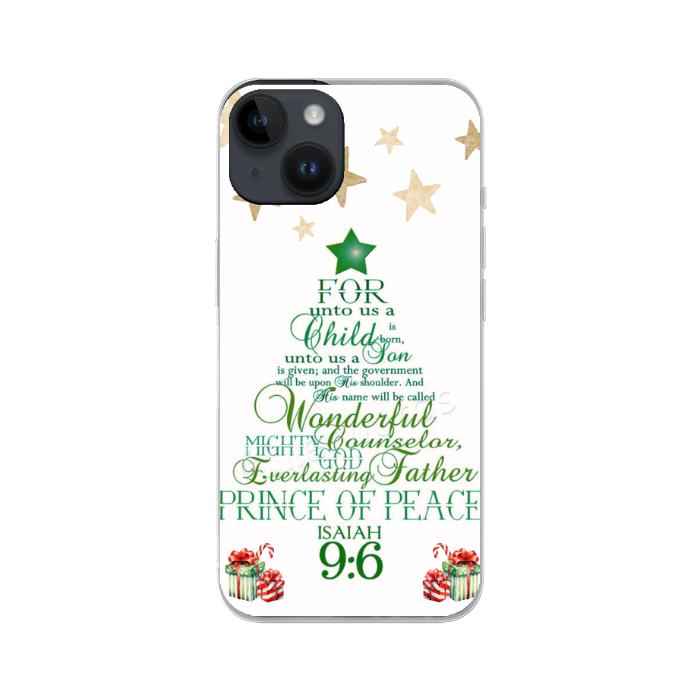 Apple iPhone 14 Hybrid case with MagSafe (back printed, transparent)