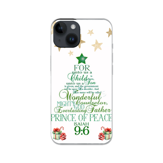 Apple iPhone 14 Hybrid case with MagSafe (back printed, transparent)