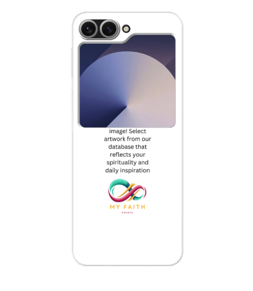 Samsung Galaxy Z Flip6 Hard case (back printed, transparent)