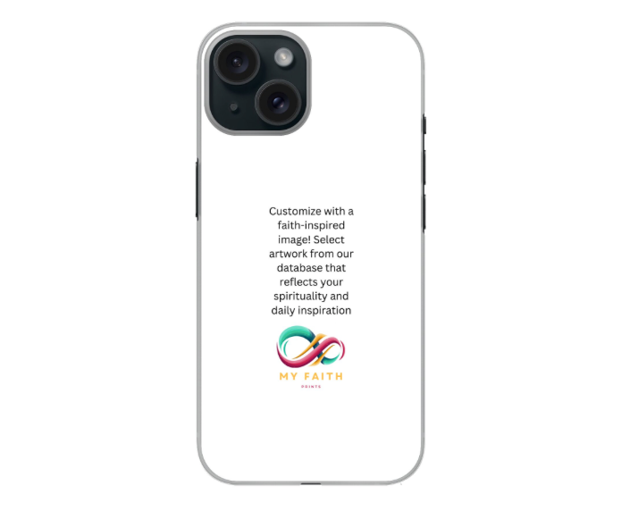 Apple iPhone 15 Hard case (back printed, transparent)