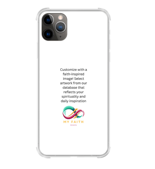 Apple iPhone 11 Pro Max Bumper case (back printed, transparent)