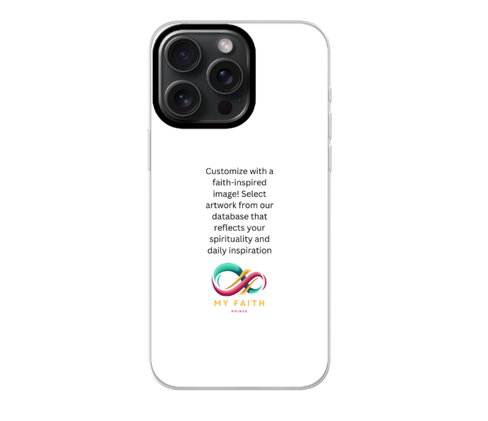 Apple iPhone 16 Pro Max Hybrid case with MagSafe (back printed, transparent)