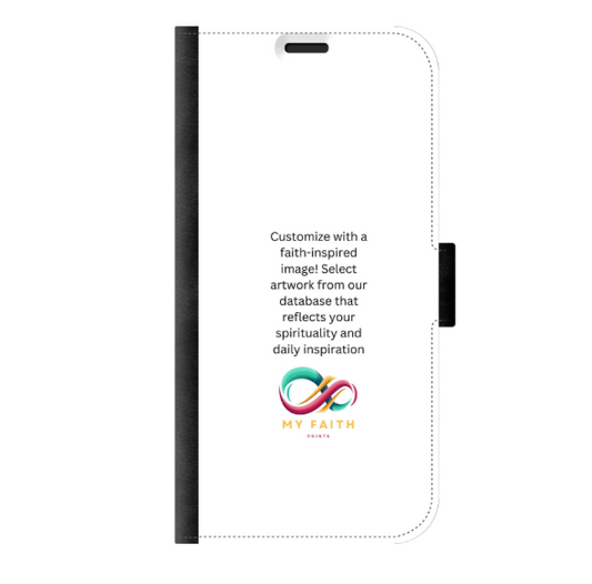 Apple iPhone 13 Pro Max Wallet case (front printed, black)