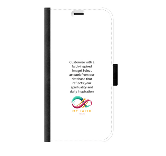 Apple iPhone 11 Pro Max Wallet case (front printed, black)