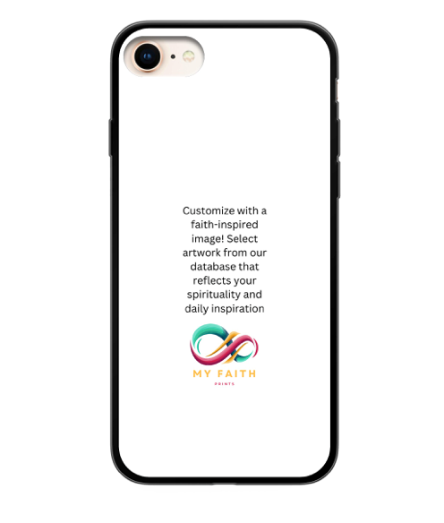 Apple iPhone 7 / 8 / SE (2020) / SE (2022) Soft case (back printed, black)