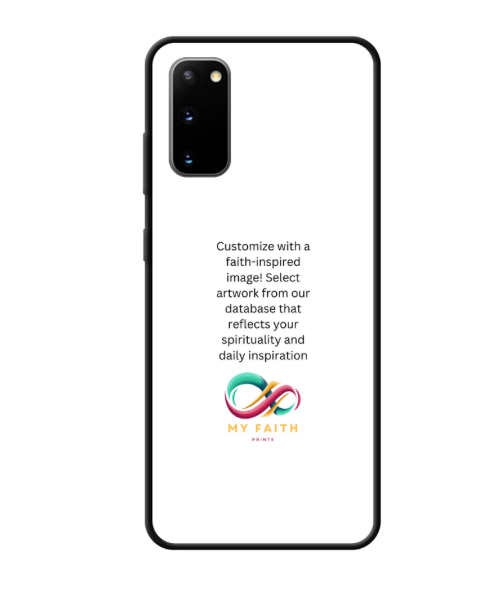 Samsung Galaxy S20 / Galaxy S20 5G Soft case (back printed, black)