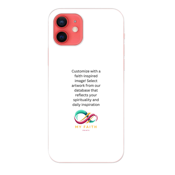 Apple iPhone 12 / iPhone 12 Pro Soft case (back printed, transparent)