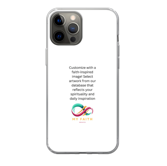 Apple iPhone 12 Pro Max Soft case (back printed, transparent)