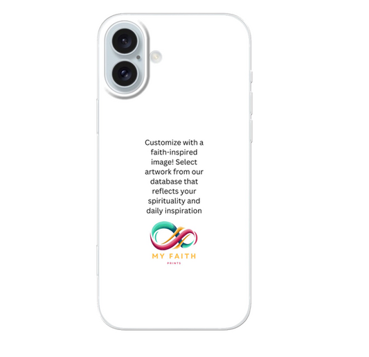 Apple iPhone 16 Plus Soft case (back printed, transparent)