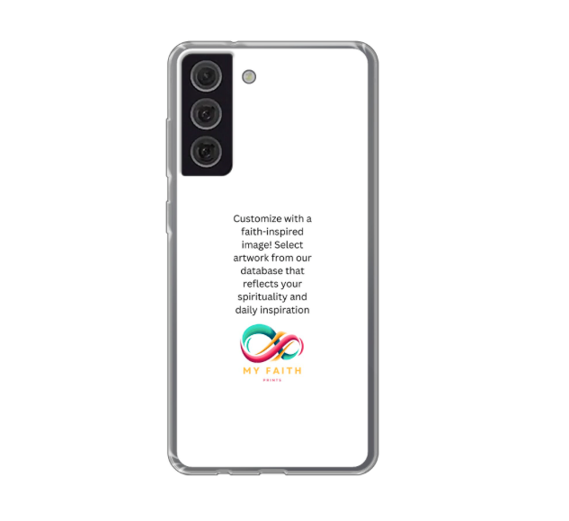Samsung Galaxy S21 FE Soft case (back printed, transparent)