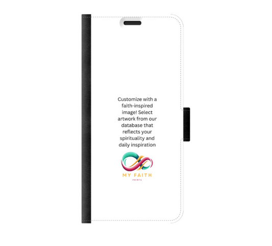 Samsung Galaxy S24 Plus Wallet case (front printed, black)