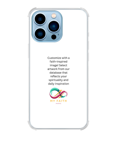 Apple iPhone 13 Pro Max Bumper case (back printed, transparent)
