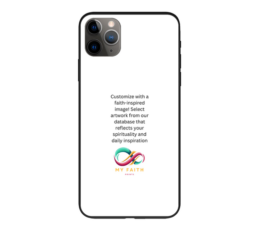 Apple iPhone 11 Pro Max Biodegradable case (back printed, black)