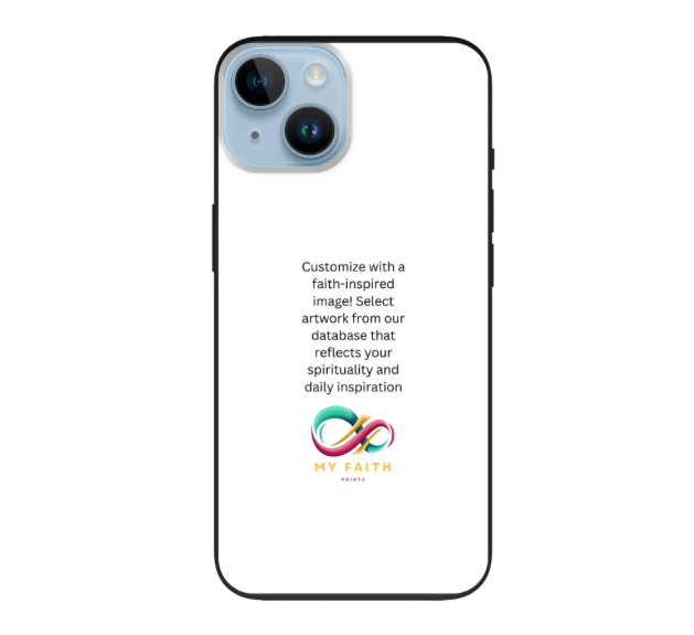 Apple iPhone 14 Biodegradable case (back printed, black)