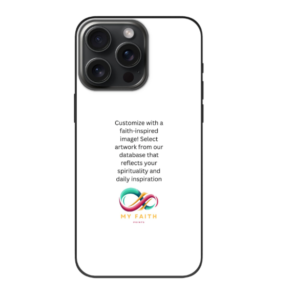 Apple iPhone 15 Pro Max Biodegradable case (back printed, black)