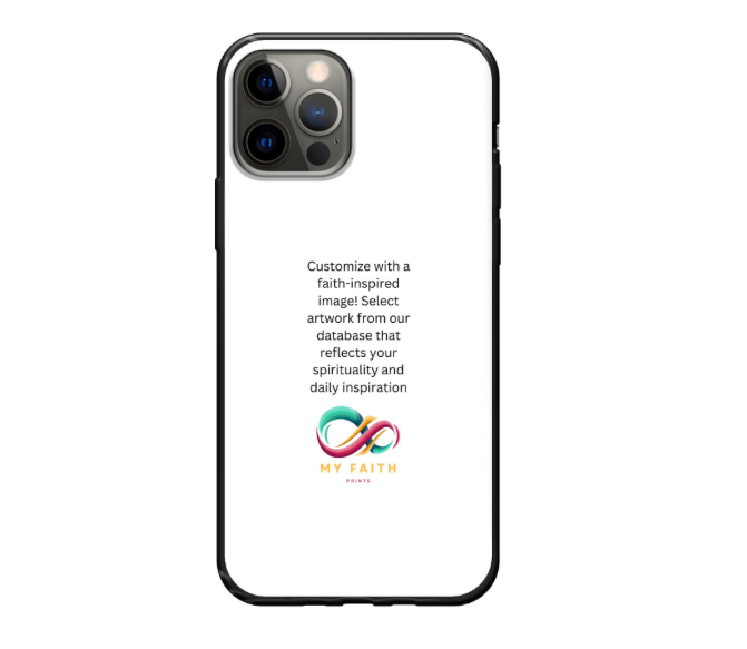 Apple iPhone 12 / iPhone 12 Pro Soft case (back printed, black)