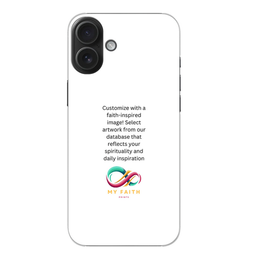 Apple iPhone 16 Plus Hard case (back printed, transparent)
