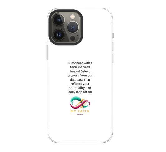 Apple iPhone 13 Pro Max Hybrid case with MagSafe (back printed, transparent)