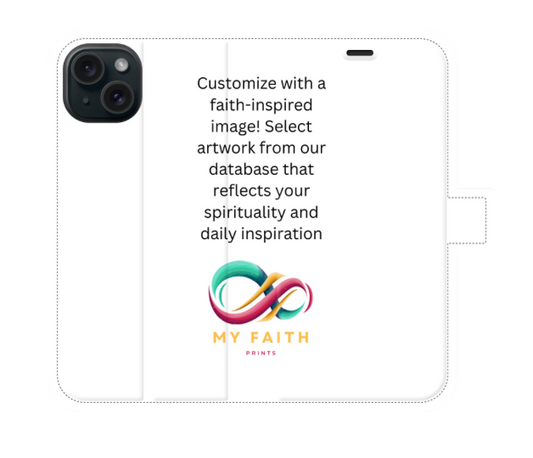 Apple iPhone 15 Plus Wallet case (fully printed)