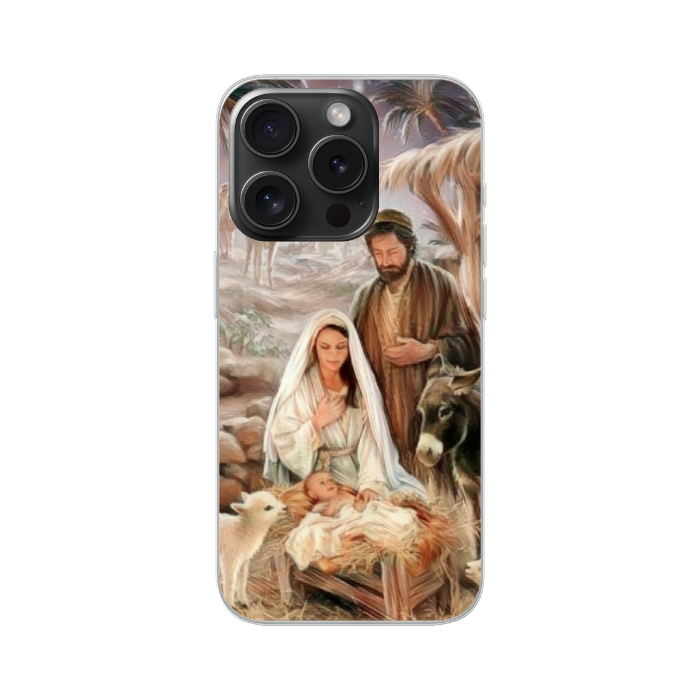 Apple iPhone 15 Pro Soft case (back printed, transparent)