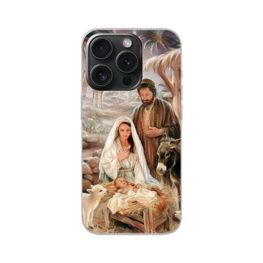 Apple iPhone 15 Pro Soft case (back printed, transparent)