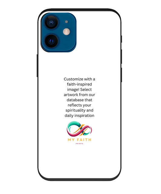 Apple iPhone 12 mini Biodegradable case (back printed, black)
