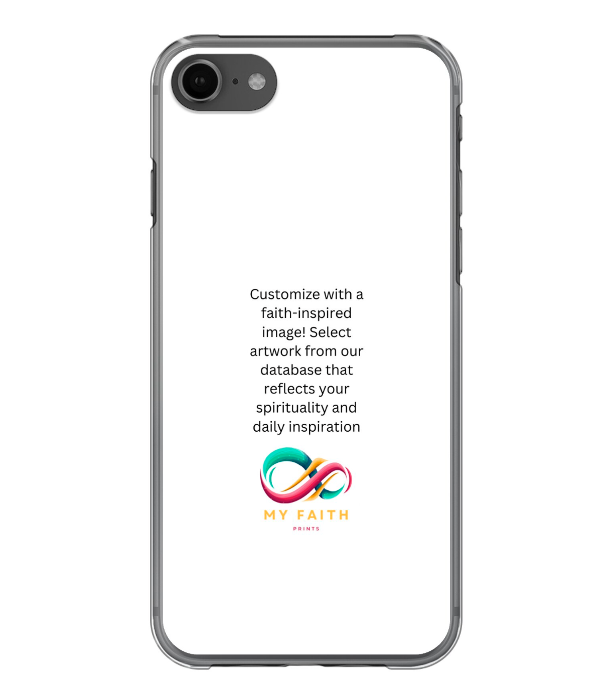 Apple iPhone 7 / 8 / SE (2020) / SE (2022) Hard case (back printed, transparent)