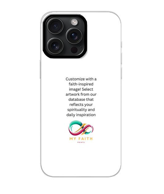 Apple iPhone 14 Pro Max Hybrid case with MagSafe (back printed, transparent)