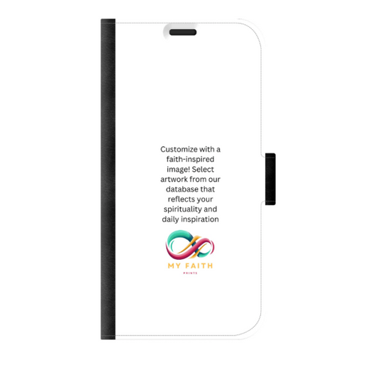 Apple iPhone 13 Pro Wallet case (front printed, black)