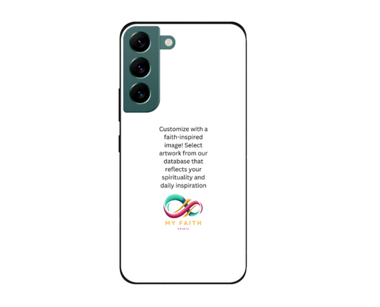 Samsung Galaxy S22 Soft case (back printed, black)