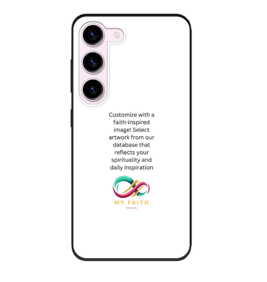 Samsung Galaxy S23 Biodegradable case (back printed, black)