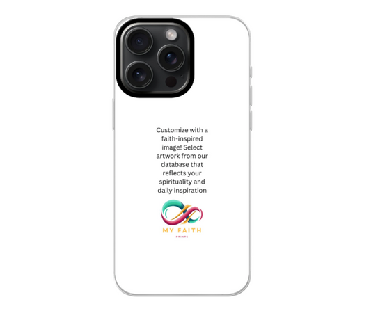 Apple iPhone 16 Pro Max Hybrid case with MagSafe (back printed, transparent)