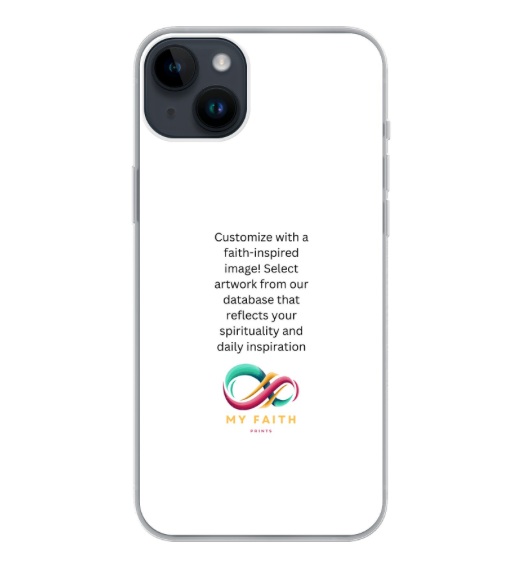 Apple iPhone 14 Plus Soft case (back printed, transparent)