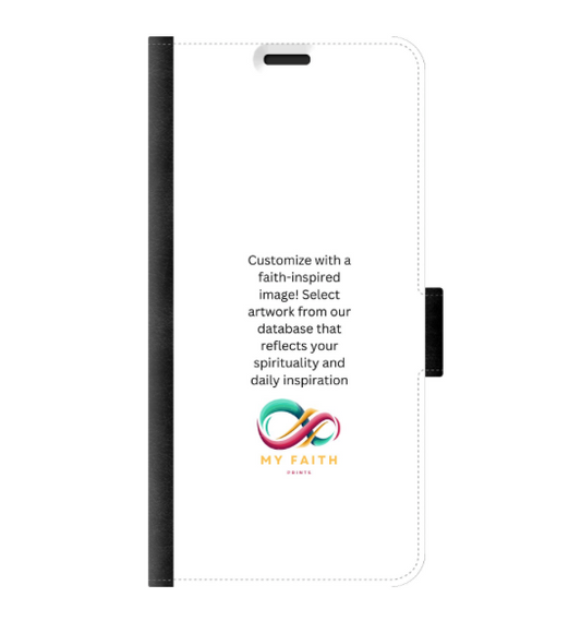 Samsung Galaxy S23 Plus Wallet case (front printed, black)