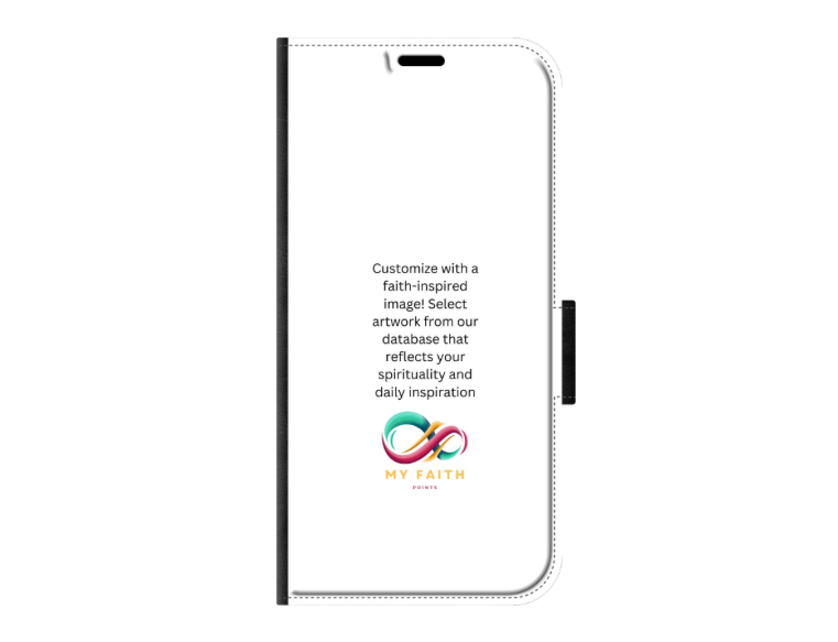 Apple iPhone 11 Pro Wallet case (front printed, black)