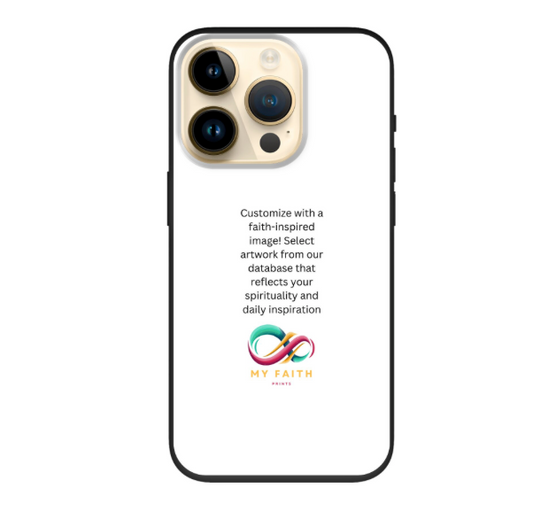 Apple iPhone 14 Pro Biodegradable case (back printed, black)