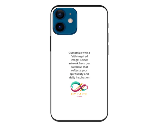 Apple iPhone 13 mini Biodegradable case (back printed, black)