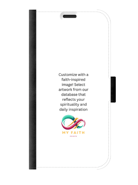 Apple iPhone 13 Wallet case (front printed, black)