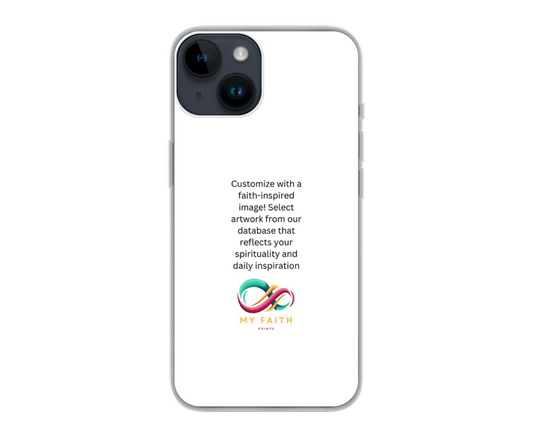 Apple iPhone 14 Soft case (back printed, transparent)