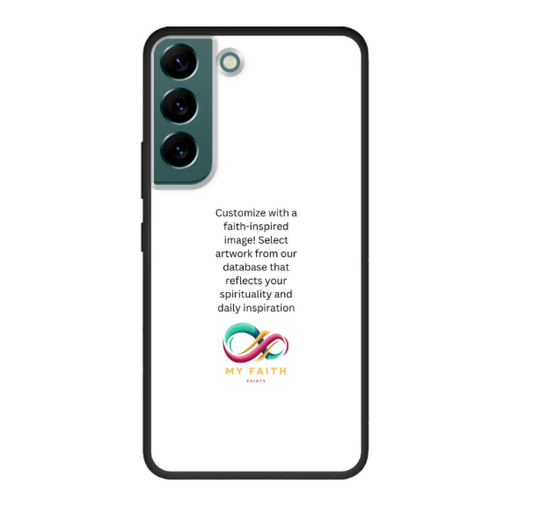 Samsung Galaxy S22 Biodegradable case (back printed, black)