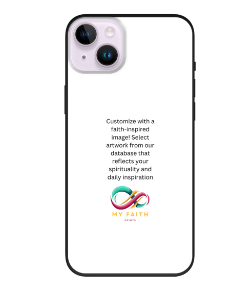 Apple iPhone 14 Plus Biodegradable case (back printed, black)