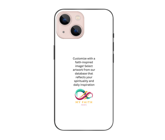 Apple iPhone 13 Soft case (back printed, black)