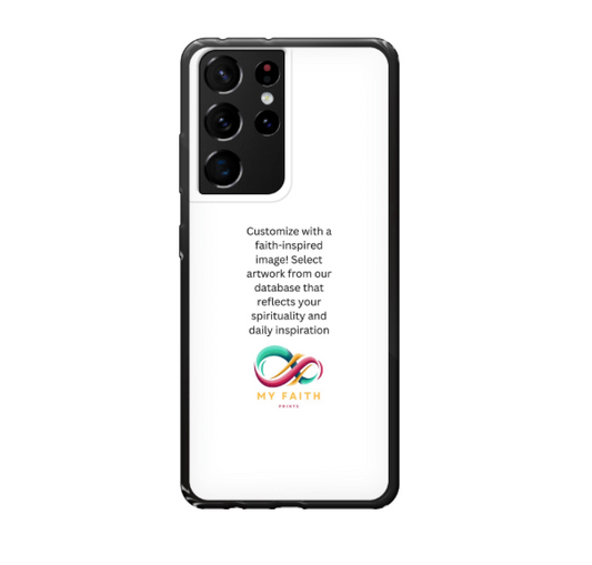 Samsung Galaxy S21 Ultra 5G Soft case (back printed, black)