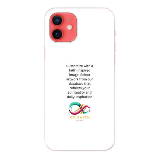 Apple iPhone 12 / iPhone 12 Pro Soft case (back printed, transparent)
