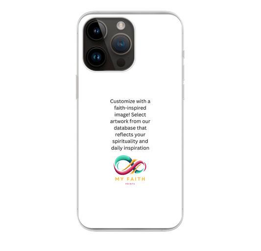 Apple iPhone 14 Pro Max Soft case (back printed, transparent)
