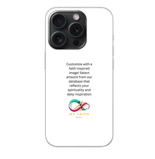 Apple iPhone 15 Pro Soft case (back printed, transparent)
