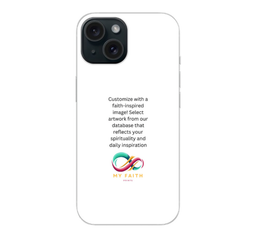 Apple iPhone 15 Soft case (back printed, transparent)