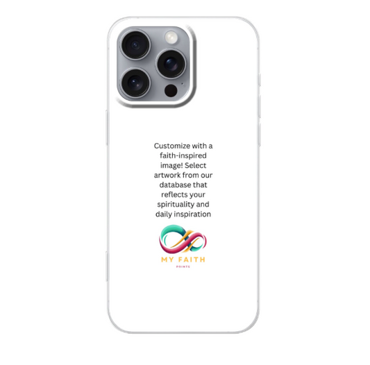Apple iPhone 16 Pro Max Soft case (back printed, transparent)