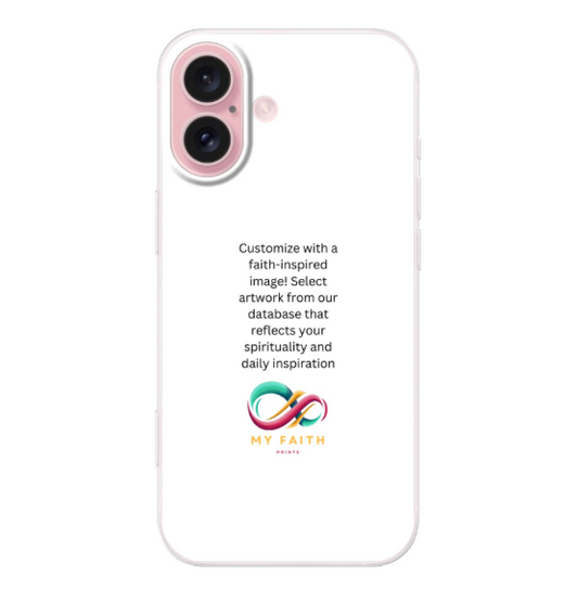 Apple iPhone 16 Soft case (back printed, transparent)