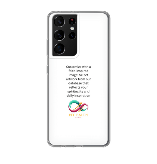 Samsung Galaxy S21 Ultra 5G Soft case (back printed, transparent)